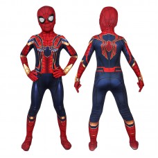 Kids Iron Spiderman Jumpsuit Avengers Endgame Spider-Man Peter Parker Cosplay Costume